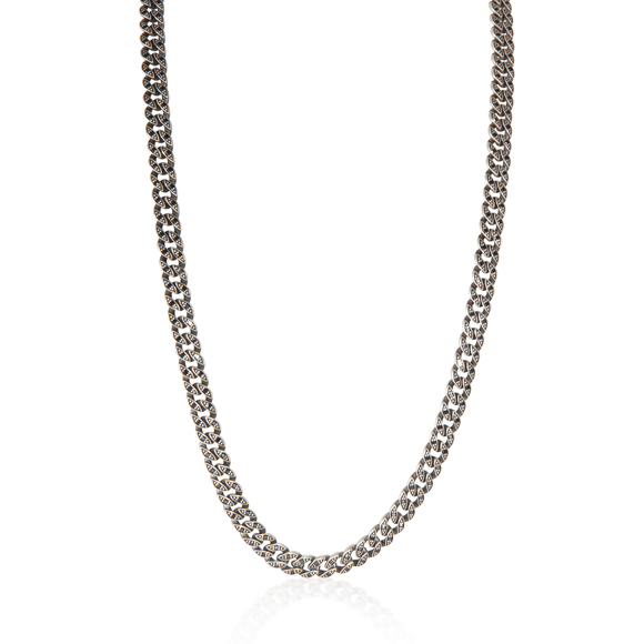 David Yurman Jewelry - David Yurman Sterling Silver Diamond Curb Chain Necklace